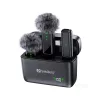 Sandberg Mikrofon - Streamer USB-C Wireless Mic x2
