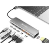 Sandberg Notebook Dokkoló - USB-C Dock HDMI + 2xUSB-A + 2xUSB-C + PD100W
