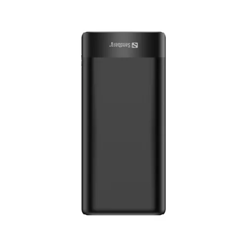 Sandberg Akkubank - Powerbank 20000 PD65W+2xQC3.0 (Bemenet: USB-C, Kimenet: 2xUSB-A+USB-C)