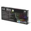 Spirit of Gamer Billentyűzet - PRO-K5 (105 gomb, Fém felső rész, RGB LED, USB, 19 anti-ghost, fekete, magyar)