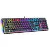 Spirit of Gamer Billentyűzet Mechanikus - XPERT K250 (105 gomb, SOG red, RGB LED,USB, anti-ghosting, fekete, magyar)