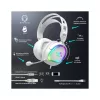 Spirit of Gamer Fejhallgató - PRO-H6 RGB White (MultiPlatform, mikrofon, 3.5mm jack, hangerőszabályzó, 2m kábel, fehér)