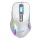 Spirit of Gamer Egér Vezeték nélküli  - ELITE-M50 White (Optikai, 8000DPI, 1000Hz, 6 programozható gomb, RGB, fehér)