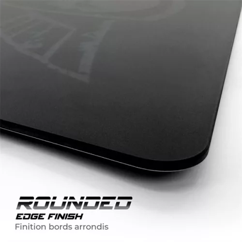 Spirit of Gamer Egérpad - Phantom (420 x 330 x 4mm; varrott szélek; üveg felület; fekete)