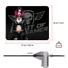 Spirit of Gamer Egérpad - Phantom (420 x 330 x 4mm; varrott szélek; üveg felület; fekete)