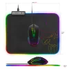 Spirit of Gamer Egérpad - RGB Medium (RGB háttérvilágítás, 350 x 255 x 3mm; fekete) csomagolás sérült!