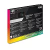Spirit of Gamer Egérpad - RGB Medium (RGB háttérvilágítás, 350 x 255 x 3mm; fekete) csomagolás sérült!