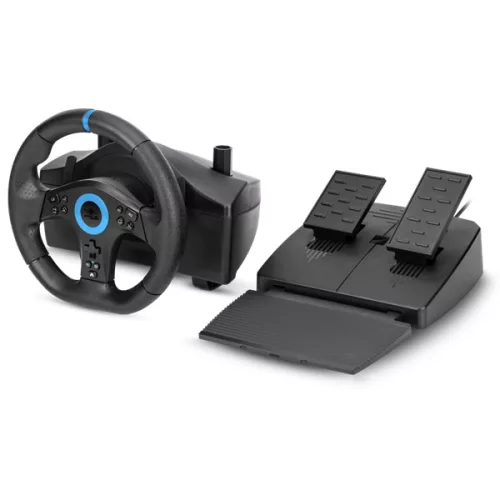 Spirit of Gamer Kormány - RACE WHEEL PRO 5 (kormány+pedálok, PC / PS4/5 / XBOX X/S/One kompatibilis, fekete)