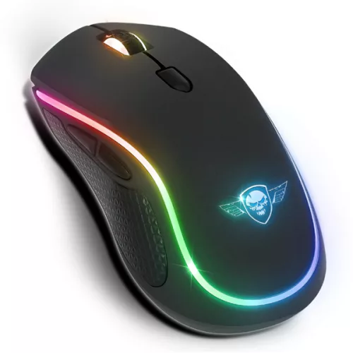 Spirit of Gamer Egér Vezeték nélküli - PRO-M9 (Optikai, 4200DPI, 6 programozható gomb, Max.: 10m, fekete)