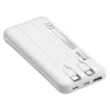 S-Link Powerbank - IP-G16L 10000mAh (3x Type-C, Lightning, 20W PD, led, fehér)