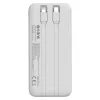 S-Link Powerbank - IP-G16L 10000mAh (3x Type-C, Lightning, 20W PD, led, fehér)