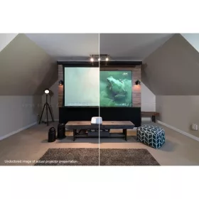   EliteScreens 120" (16:9) FIX keretes vászon, UST projektorokhoz, StarBright CLR®,  AR120H-CLR (266 x 149 cm)