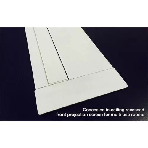 EliteScreens 120" (16:9) motoros mennyezeti vászon ETB120HW2-E8 ( 266 x 149 cm, Fehér, Oldalfeszített)