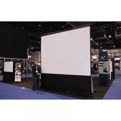 EliteScreens 120" (16:9) hordozható manuális pull up vászon F120NWH (267 x 150 cm, Fekete váz)
