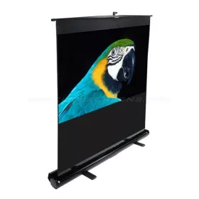   EliteScreens 84" (16:9) hordozható manuális pull up vászon F84NWH (186 x 105 cm, Fekete váz)
