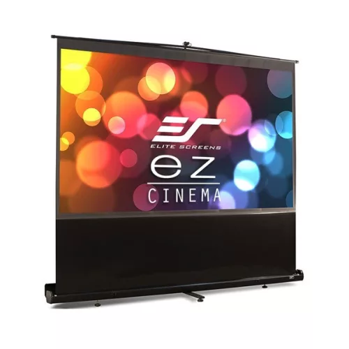 EliteScreens 135" (16:9) hordozható manuális pull up vászon F135NWH (299 x 168 cm, Fekete váz)