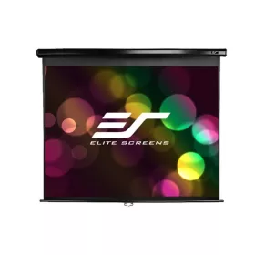   EliteScreens 128" (16:10) manuális fali vászon M128UWX (275 x 172 cm, Fekete váz)