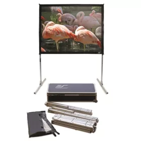   EliteScreens 180" (4:3) hordozható álló fix vászon Q180V1 (366 x 274 cm) + táska