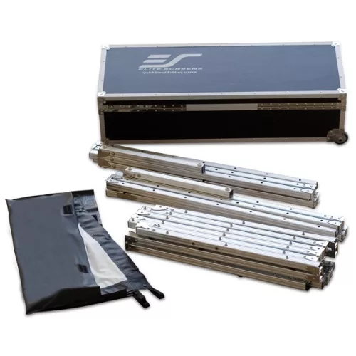 EliteScreens 200" (4:3) hordozható álló fix vászon Q200V1 (406 x 305 cm) + táska