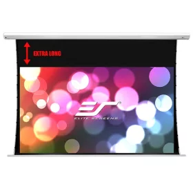   EliteScreens 84" (16:9) motoros fali vászon Saker Tab SKT84XHW-E24 (186 x 105 cm, Fehér, Oldalfeszített)