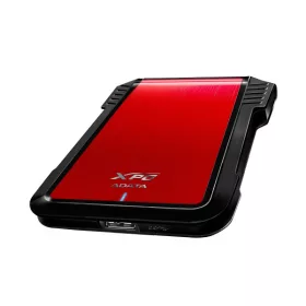   ADATA Külső HDD/SSD Ház 2.5" - EX500 (USB-A 3.1, Max. 7-9,5 mm, ütés és porálló, piros)