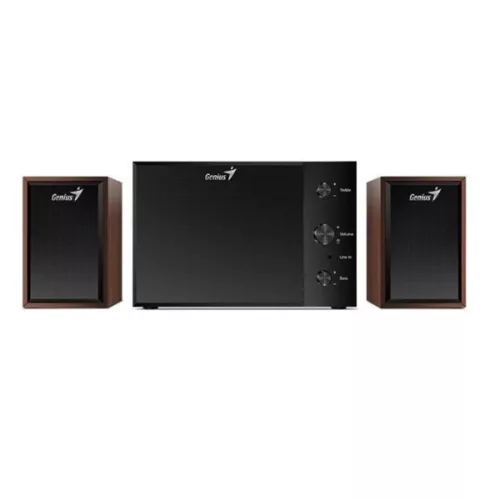 Genius Hangszóró 2.1 - SW-2.1 350 Wood (3.5mm Jack, Wood)