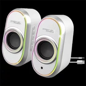   Spirit of Gamer Hangszóró 2.0 - Fanatic 500 Arctic (PC/Mac, Bluetooth/3,5mm Jack, fehér)