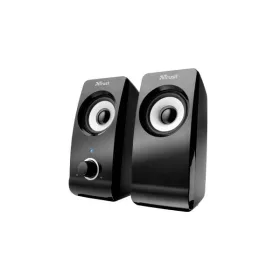   Trust Hangszóró 2.0 - Remo (8W RMS; hangerőszabályzó; 3,5mm jack; USB tápcsatlakozó; fekete)
