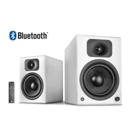   WaveMaster Hangszóró 2.0 - TWO PRO White (110W RMS, Bluetooth, 3,5mm jack, RCA, Toslink, USB-Audio, Távírányító, Fehér)