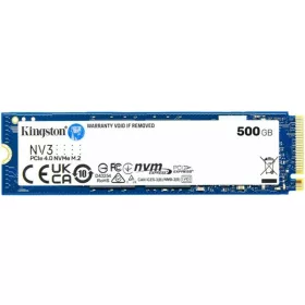   Kingston SSD 500GB - SNV3S/500G (M.2 NVMe NV2, R/W: 5000/2200MB/s)