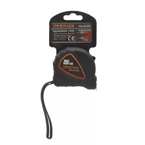 Handy Mérőszalag - 10157 (5m, övcsipesz, csuklópánt)