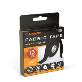   Handy öntapadós textil szalag - kábelkorbácsokhoz - 11070 (15 m x 19 mm x 0,3 mm)