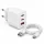 APPROX Telefontöltő - USB Type-C, USB-A port, 35W gyorstöltő + 1m USB Type-C kábel, Fehér