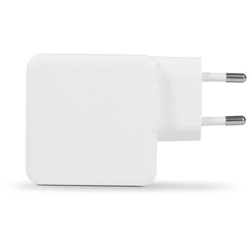 Bluestork Hálózati töltő - PW-BS-65-GAN-C-A-W (USB-C, USB-A, 65W, 1,8m kábel, gyorstöltés, fehér)