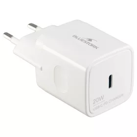   Bluestork Hálózati töltő - PW-NB-20-C (USB-C, 20W, fehér)