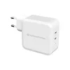 Conceptronic telefon töltő adapter - ALTHEA08W (2xUSB-C, 100W PD, fehér)