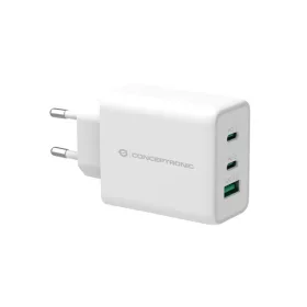   Conceptronic telefon töltő adapter - ALTHEA12W (2xUSB-C+USB-A, 65W, fehér)