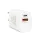 Delight Telefon töltő  - 1db Type-C + 1db USB PD20W gyorstöltéssel, Fehér