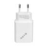 S-Link Hálózati töltő - SL-EC50L (2db USB, 5V/3A, 12W, Gyorstöltés, Lightning, 100cm adat+töltőkábel, fehér)
