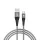 S-Link kábel - SL-STM60M (3A, 12W, Gyorstöltés, MicroUSB, 100cm adat+töltőkábel, szürke)
