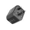 S-Link Adapter - SL-WL024 (Univerzális utazó adapter, 20W, Travel EU, UK, USA/AUS, 2xUSB-A, 1xUSB-C, 2.4A)
