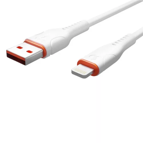 S-Link kábel - SL-X207E (2A, 12W, Gyorstöltés, Lightning, adat+töltőkábel, fehér)