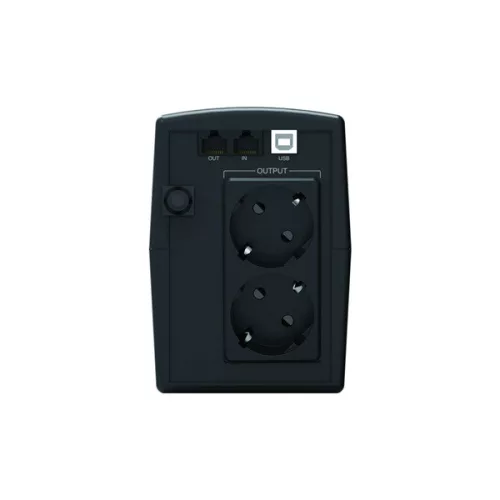 Conceptronic Szünetmentes  850VA - ZEUS02ES (2x Schuko, line-interaktív, RJ45 vonalvédelem, USB, fekete)