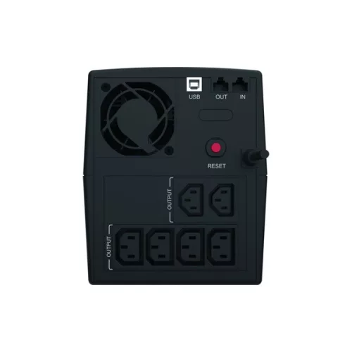 Conceptronic Szünetmentes  1200VA - ZEUS03E (6x IEC C13, line-interaktív, RJ45 vonalvédelem, HID USB, fekete)