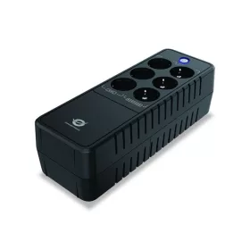   Conceptronic Szünetmentes Elosztósor  650VA - ZEUS05E (6x Schuko, Off line, RJ45 vonalvédelemm, fekete)