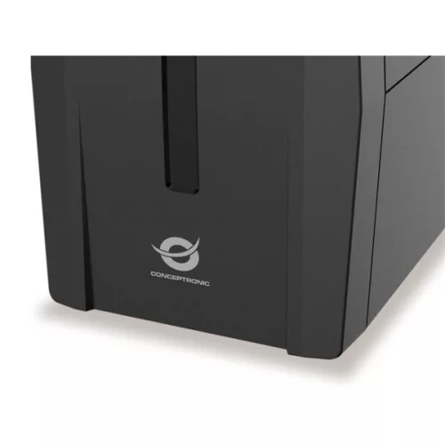 Conceptronic Szünetmentes  1000VA - ZEUS07E (4x IEC C13, line-interaktív, RJ45 vonalvédelem, HID USB, fekete)