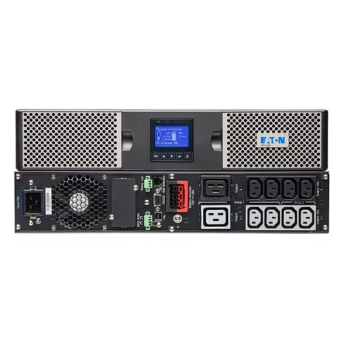 EATON szünetmentes 1000VA - 9PX1000IRTN (8x C13 kimenet, Online, LCD, USB, AVR, rack/torony, 2U) NETPACK