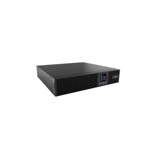NJOY Szünetmentes 1000VA - Aster 1K (8x IEC C13, On-line, RS232, USB, szoftver, LCD kijelző, 2U rack)