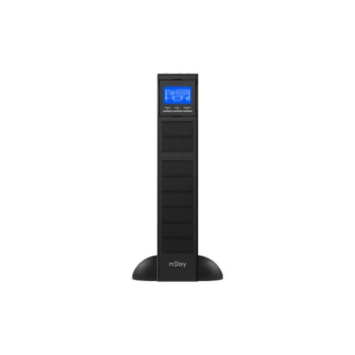 NJOY Szünetmentes 3000VA - Balder 3000 (On-line, RS232, USB, szoftver, LCD kijelző, 2U rack)