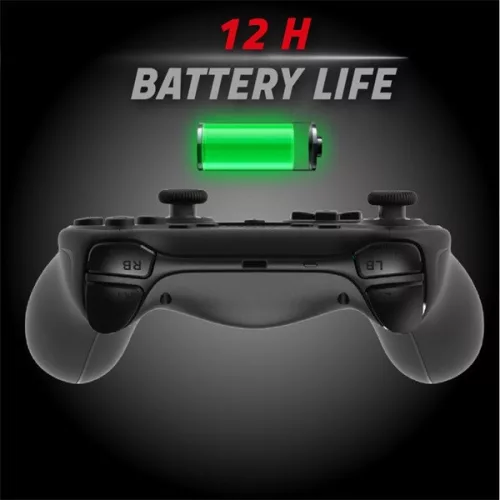 Advance Gamepad Vezeték Nélküli - GTA Gamepad (USB, 12 gomb, PC és PS3 kompatibilis, fekete-piros)